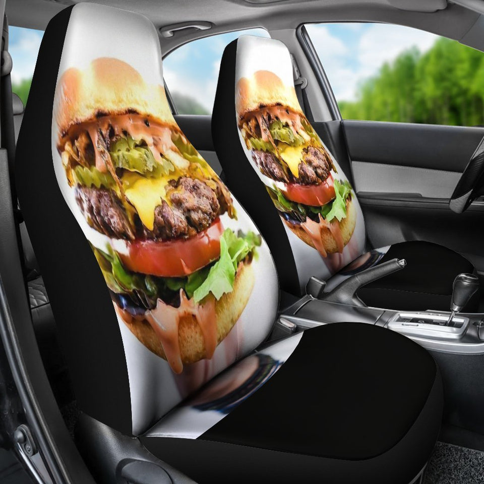 Burger Lovers Seat Cover Car Seat Covers Set 2 Pc, Car Accessories Car Mats Burger Lovers Seat Cover Car Seat Covers Set 2 Pc, Car Accessories Car Mats - Vegamart.com
