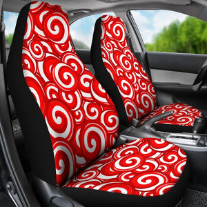 Cady Cane Pattern Print Seat Cover Car Seat Covers Set 2 Pc, Car Accessories Car Mats Cady Cane Pattern Print Seat Cover Car Seat Covers Set 2 Pc, Car Accessories Car Mats - Vegamart.com