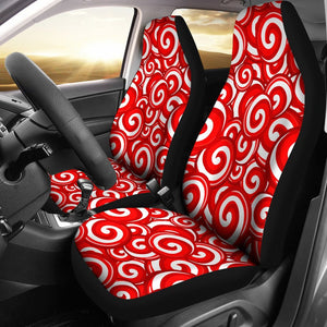 Cady Cane Pattern Print Seat Cover Car Seat Covers Set 2 Pc, Car Accessories Car Mats Cady Cane Pattern Print Seat Cover Car Seat Covers Set 2 Pc, Car Accessories Car Mats - Vegamart.com