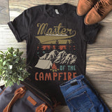 Camping Master Of The Campfire T-Shirt Custom T Shirts Printing Camping Master Of The Campfire T-Shirt Custom T Shirts Printing - Vegamart.com