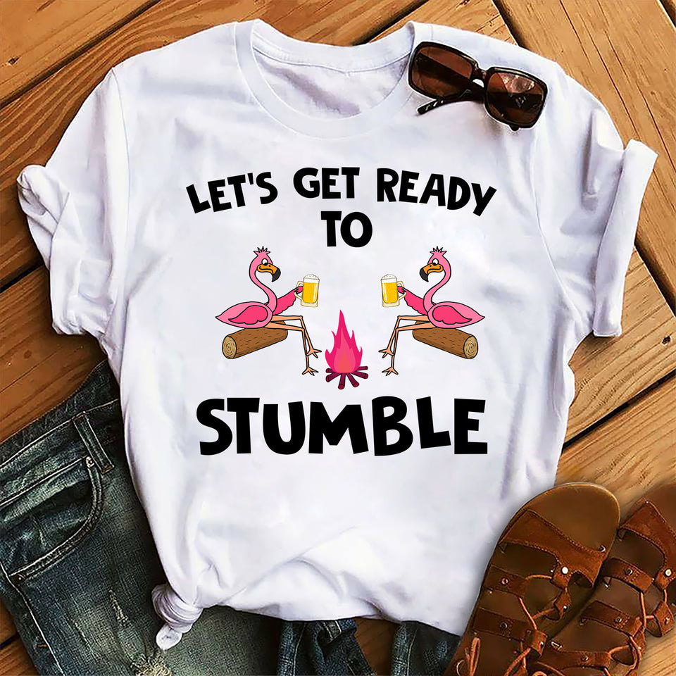 Camping Let'S Get Ready To Stumble T-Shirt Custom T Shirts Printing Camping Let'S Get Ready To Stumble T-Shirt Custom T Shirts Printing - Vegamart.com