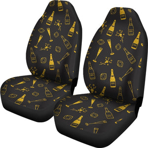 Champagne Gold Glitter Pattern Print Universal Seat Cover Car Seat Covers Set 2 Pc, Car Accessories Car Mats Champagne Gold Glitter Pattern Print Universal Seat Cover Car Seat Covers Set 2 Pc, Car Accessories Car Mats - Vegamart.com