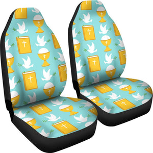 Christian Dove Pattern Print Seat Cover Car Seat Covers Set 2 Pc, Car Accessories Car Mats Christian Dove Pattern Print Seat Cover Car Seat Covers Set 2 Pc, Car Accessories Car Mats - Vegamart.com