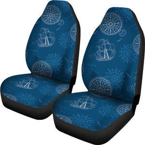 Compass Direction Pattern Print Seat Cover Car Seat Covers Set 2 Pc, Car Accessories Car Mats Compass Direction Pattern Print Seat Cover Car Seat Covers Set 2 Pc, Car Accessories Car Mats - Vegamart.com