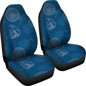 Compass Direction Pattern Print Seat Cover Car Seat Covers Set 2 Pc, Car Accessories Car Mats Compass Direction Pattern Print Seat Cover Car Seat Covers Set 2 Pc, Car Accessories Car Mats - Vegamart.com