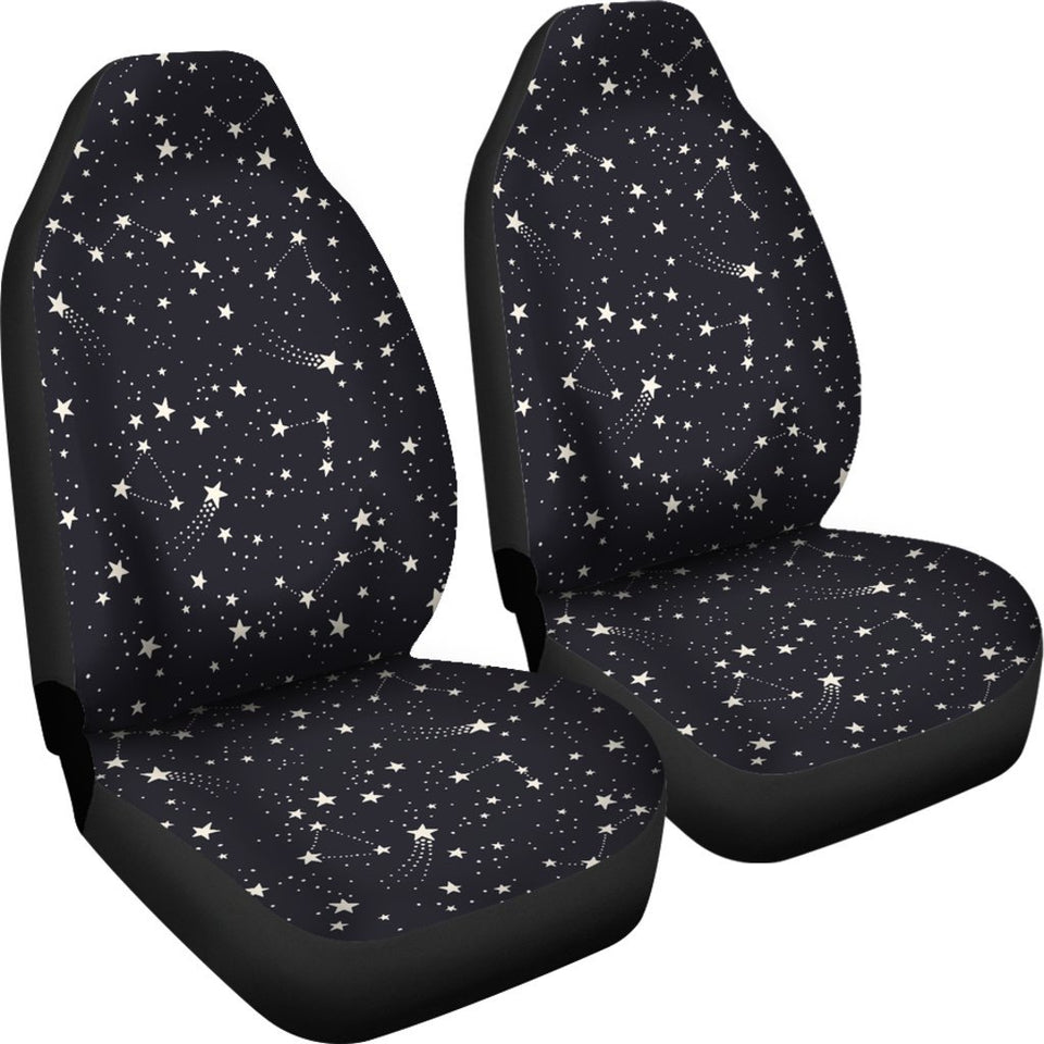 Constellation Star Print Pattern Seat Cover Car Seat Covers Set 2 Pc, Car Accessories Car Mats Constellation Star Print Pattern Seat Cover Car Seat Covers Set 2 Pc, Car Accessories Car Mats - Vegamart.com