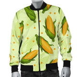 Corn Pattern Print Men Casual Bomber Jacket