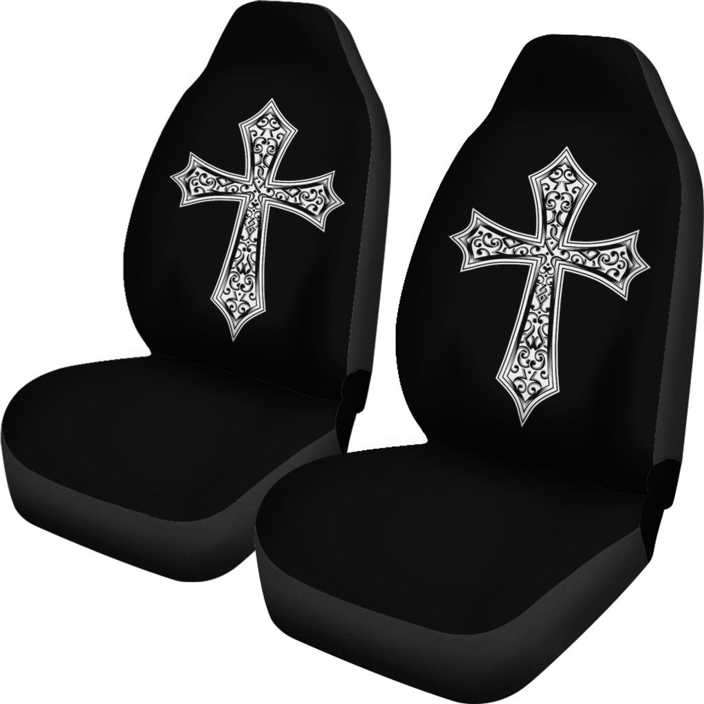 Cross Seat Cover Car Seat Covers Set 2 Pc, Car Accessories Car Mats Cross Seat Cover Car Seat Covers Set 2 Pc, Car Accessories Car Mats - Vegamart.com