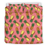 Cutting Pineapple Pink Bedding Set