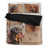 Dachshund Pillow & Duvet Covers Bedding Set