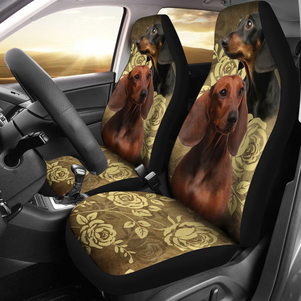 Dachshund Seat Cover Car Seat Covers Set 2 Pc, Car Accessories Car Mats Dachshund Seat Cover Car Seat Covers Set 2 Pc, Car Accessories Car Mats - Vegamart.com