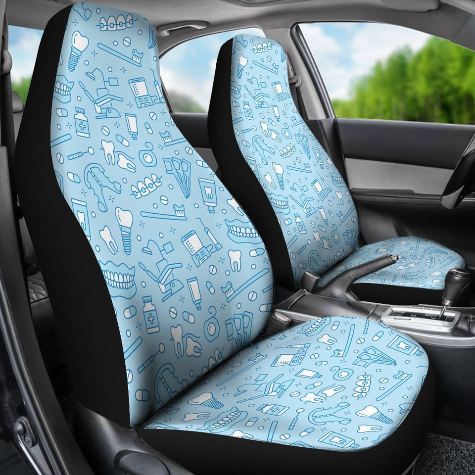 Dental Dentistry Dentist Tooth Pattern Print Seat Cover Car Seat Covers Set 2 Pc, Car Accessories Car Mats Dental Dentistry Dentist Tooth Pattern Print Seat Cover Car Seat Covers Set 2 Pc, Car Accessories Car Mats - Vegamart.com