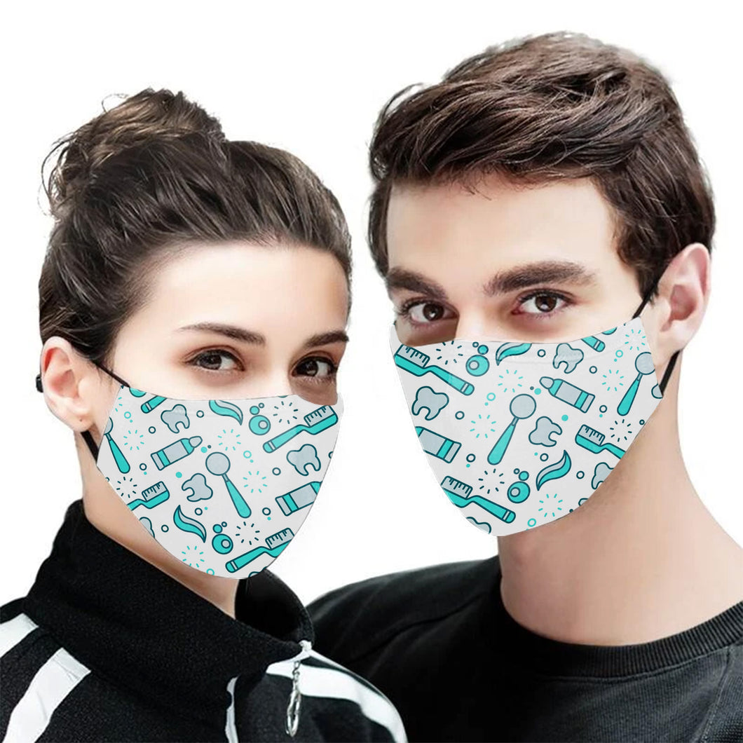 Dentis Face Mask Face Cover Filter PM 2.5 Polyester Antibacterial 3D Men, Women Fashion Outdoor Dentis Face Mask Face Cover Filter PM 2.5 Polyester Antibacterial 3D Men, Women Fashion Outdoor - Vegamart.com