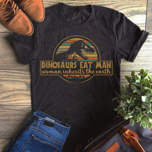 Dinosaur Eats Man T-Shirt Custom T Shirts Printing Dinosaur Eats Man T-Shirt Custom T Shirts Printing - Vegamart.com