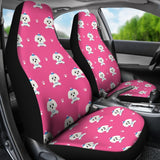 Dog Maltese Puppy Pattern Print Seat Cover Car Seat Covers Set 2 Pc, Car Accessories Car Mats Dog Maltese Puppy Pattern Print Seat Cover Car Seat Covers Set 2 Pc, Car Accessories Car Mats - Vegamart.com