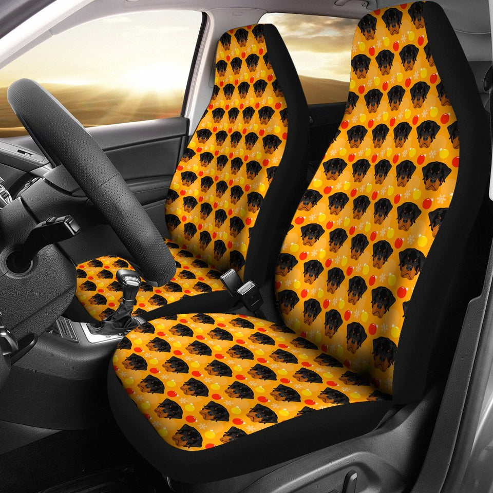 Dog Rottweiler Pattern Print Seat Cover Car Seat Covers Set 2 Pc, Car Accessories Car Mats Dog Rottweiler Pattern Print Seat Cover Car Seat Covers Set 2 Pc, Car Accessories Car Mats - Vegamart.com