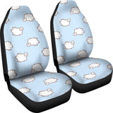 Dog Somoyed Pattern Print Seat Cover Car Seat Covers Set 2 Pc, Car Accessories Car Mats Dog Somoyed Pattern Print Seat Cover Car Seat Covers Set 2 Pc, Car Accessories Car Mats - Vegamart.com