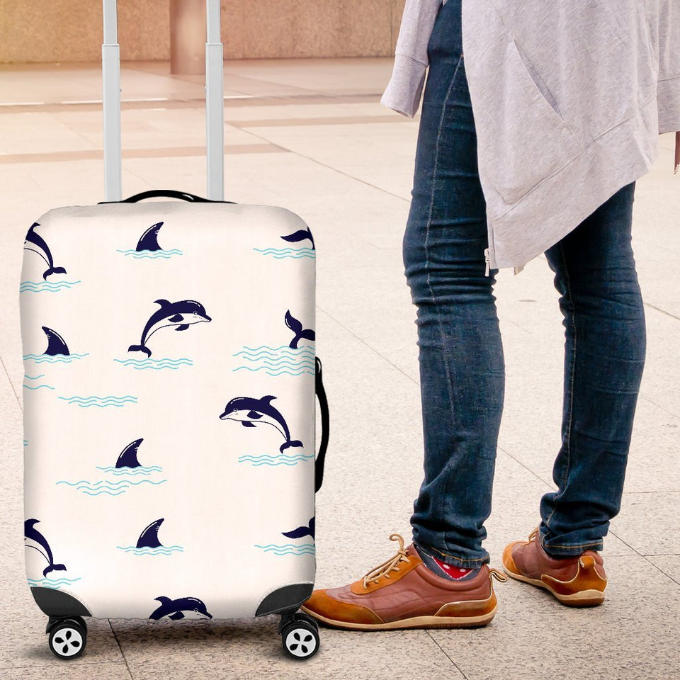 Dolphin Jumping Luggage Cover Protector
