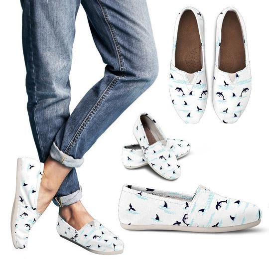 Dolphin Jumping Casual Shoes Style Shoes For Women All Over Print Dolphin Jumping Casual Shoes Style Shoes For Women All Over Print - Vegamart.com
