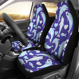 Dolphin Smile Print Pattern Car Seat Covers Set 2 Pc, Car Accessories Car Mats Covers Dolphin Smile Print Pattern Car Seat Covers Set 2 Pc, Car Accessories Car Mats Covers - Vegamart.com