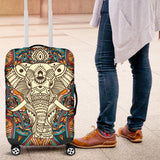 Elephant Colorful Indian Luggage Cover Protector