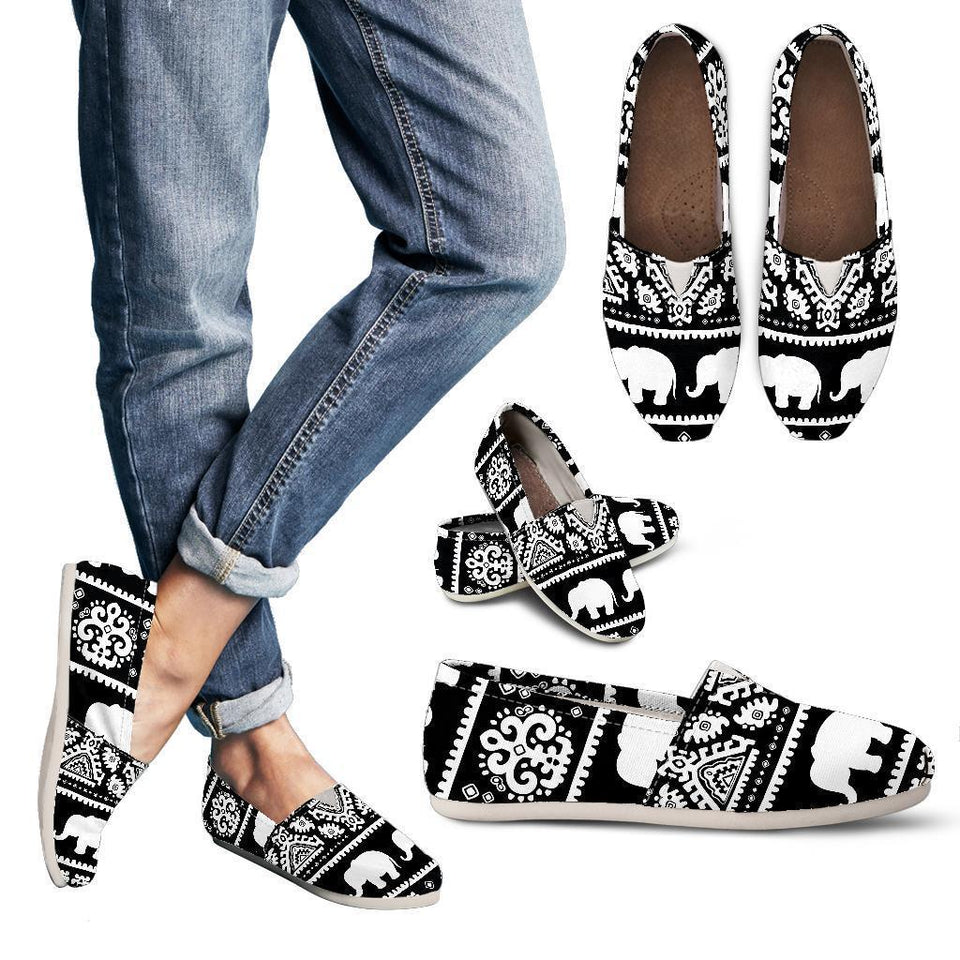 Elephant Pattern Casual Shoes Style Shoes For Women All Over Print Elephant Pattern Casual Shoes Style Shoes For Women All Over Print - Vegamart.com