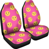 Emoji Pink Pattern Print Seat Cover Car Seat Covers Set 2 Pc, Car Accessories Car Mats Emoji Pink Pattern Print Seat Cover Car Seat Covers Set 2 Pc, Car Accessories Car Mats - Vegamart.com