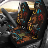 Equestrian Equipment Horse Colorful Car Seat Covers Set 2 Pc, Car Accessories Car Mats Covers Equestrian Equipment Horse Colorful Car Seat Covers Set 2 Pc, Car Accessories Car Mats Covers - Vegamart.com