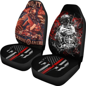 Firefighter Seat Cover Car Seat Covers Set 2 Pc, Car Accessories Car Mats Firefighter Seat Cover Car Seat Covers Set 2 Pc, Car Accessories Car Mats - Vegamart.com