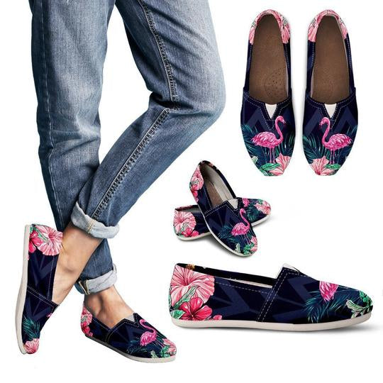 Flamingo Tropical Pink Hibiscus Casual Shoes Style Shoes For Women All Over Print Flamingo Tropical Pink Hibiscus Casual Shoes Style Shoes For Women All Over Print - Vegamart.com