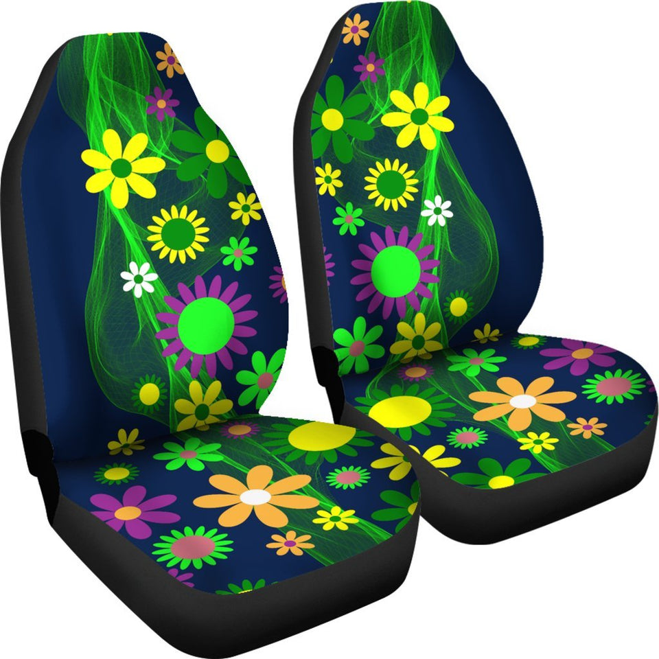 Flower Floral Power Seat Cover Car Seat Covers Set 2 Pc, Car Accessories Car Mats Flower Floral Power Seat Cover Car Seat Covers Set 2 Pc, Car Accessories Car Mats - Vegamart.com