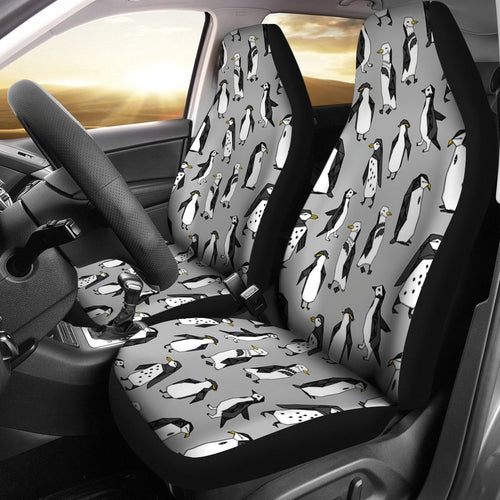 Lovely Penguin Bird Pattern Print Car Seat Covers-Free Shipping