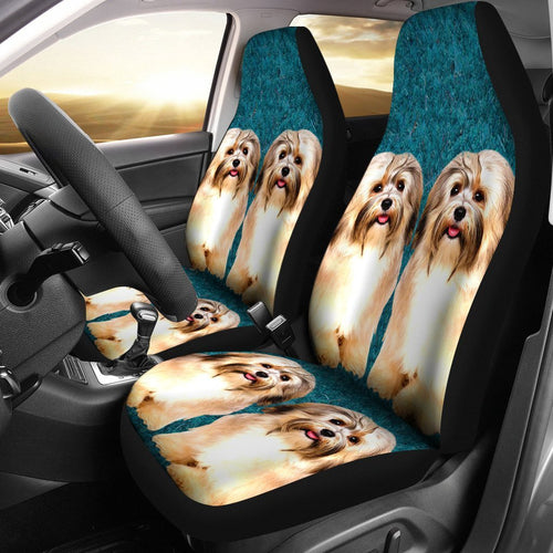 Cute Havanese Dog Print Car Seat Covers-Free Shipping