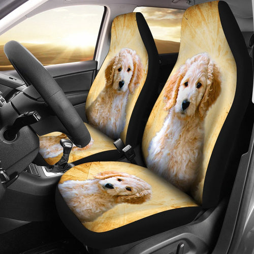 Goldendoodle Dog Print Car Seat Covers- Free Shipping