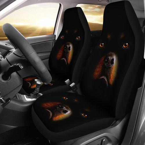 Rottweiler Print Car Seat Covers- Free Shipping