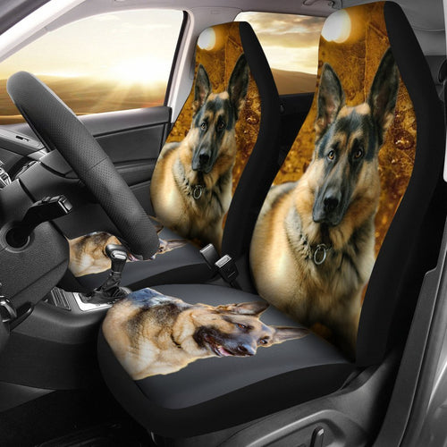 German Shepherd Print Car Seat Covers- Free Shipping