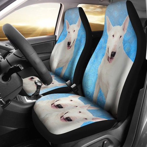 Bull Terrier Dog Print Car Seat Covers-Free Shipping