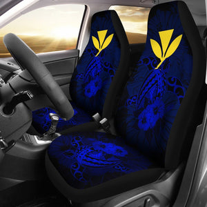 Hawaii Hibiscus Car Seat Cover - Harold Turtle - Blue - AH J9