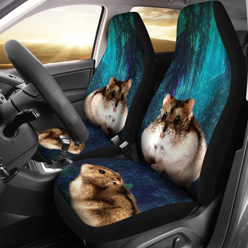 Campbell's Dwarf Hamster Print Car Seat Covers- Free Shipping