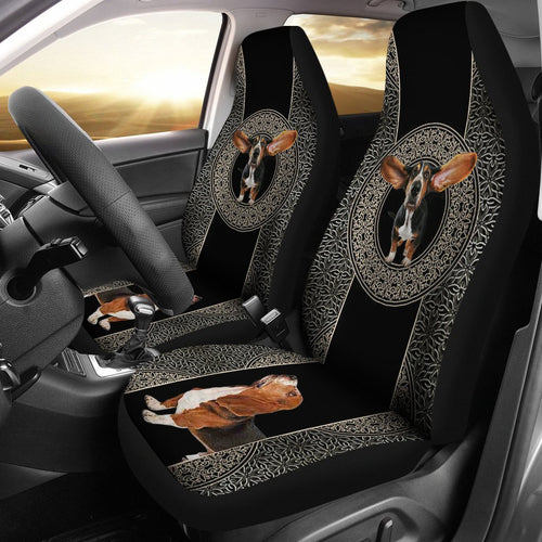 Basset Hound Print Car Seat Covers-Free Shipping