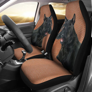 Scottish Terrier Print Car Seat Covers- Free Shipping