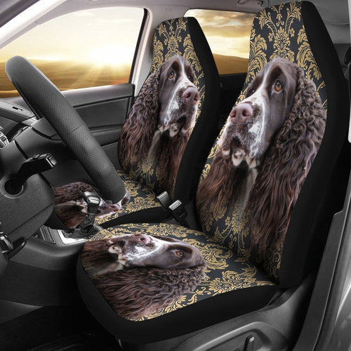 Cute English Springer Spaniel Print Car Seat Covers-Free Shipping