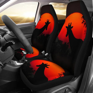 Giraffe Shadow Print Car Seat Covers-Free Shipping