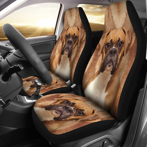 Amazing Boxer Dog Print Car Seat Covers-Free Shipping