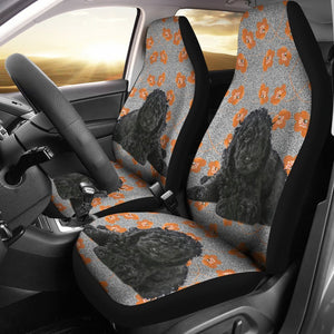Barbet Dog Print Car Seat Covers-Free Shipping