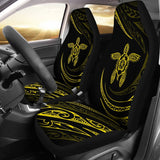 Hawaii Hawaii Turtle Hibiscus Car Seat Covers - Yellow - Frida Style - J96