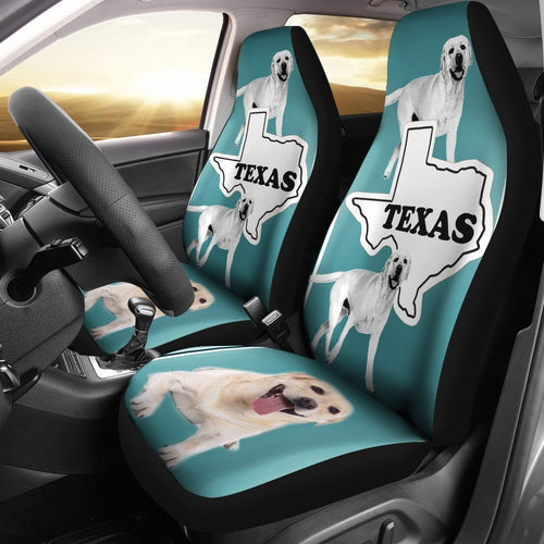 Labrador Retriever Print Car Seat Cover-Free Shipping-TX State