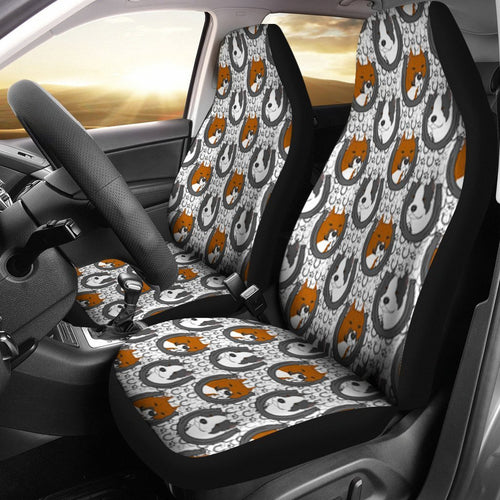 American Staffordshire Terrier Dog Pattern Print Car Seat Covers-Free Shipping
