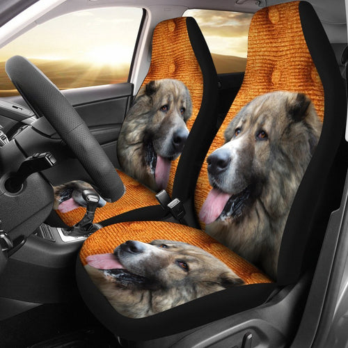 Caucasian Shepherd Dog Print Car Seat Covers-Free Shipping