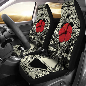 Personalised - Hawaii Hibiscus Culture Polynesian Car Seat Covers - AH - J5